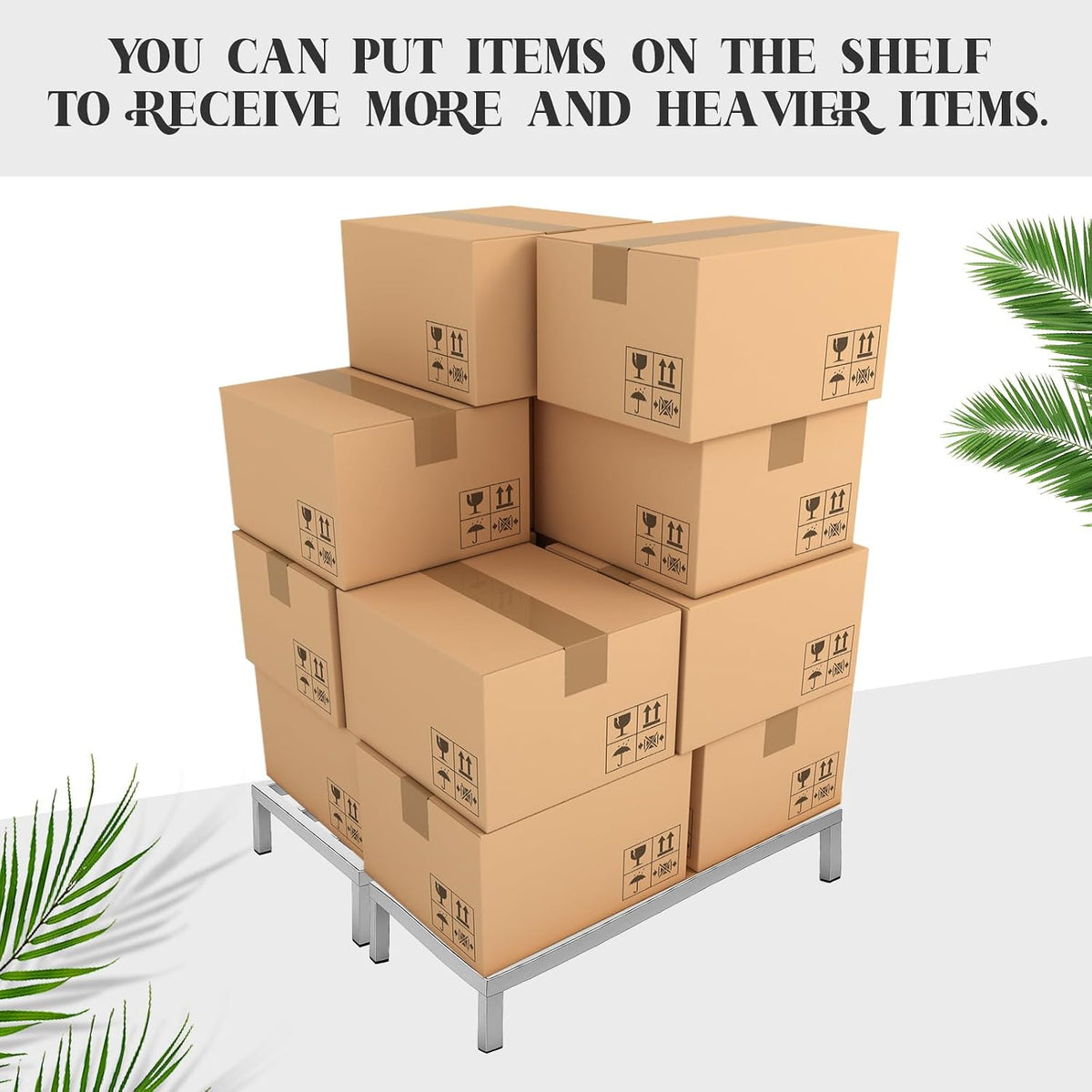 2 Pack Dunnage Rack 36" Long x 20" Wide, 7.9" Height