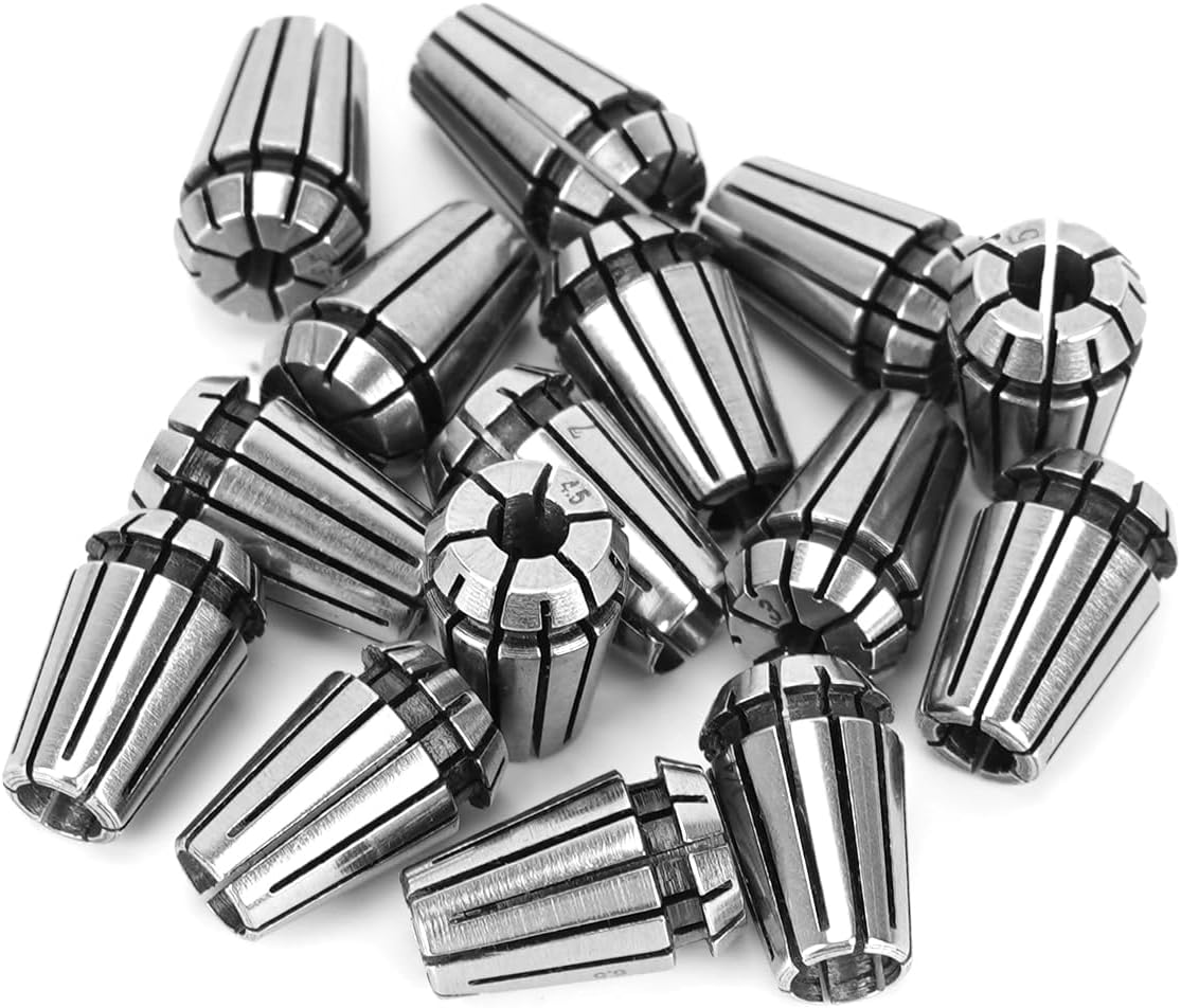 15pcs ER11 Spring Collet Set for CNC Engraving Machine