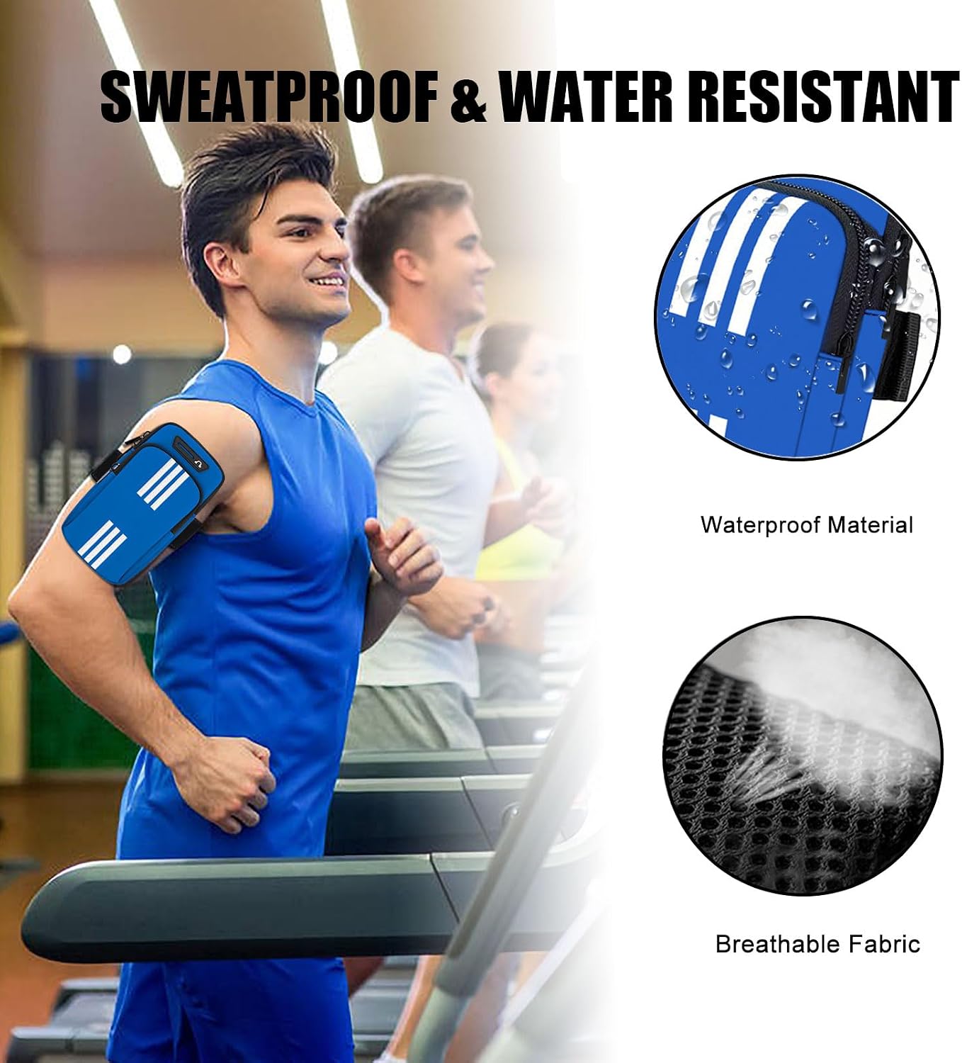Armband Cell Phone Holder for Running Arm Band iPhone 17 16 15 14 13 12 11 Pro Max 16e Xs Xr X Plus Mini Samsung
