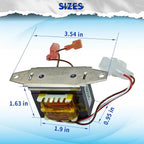 WB27X21609 Cooktop Control Transformer 120VAC Input 12V/240V Output