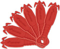 Safety Box Cutter Knife, Recessed SK-2 Blade, 6-Pack Red