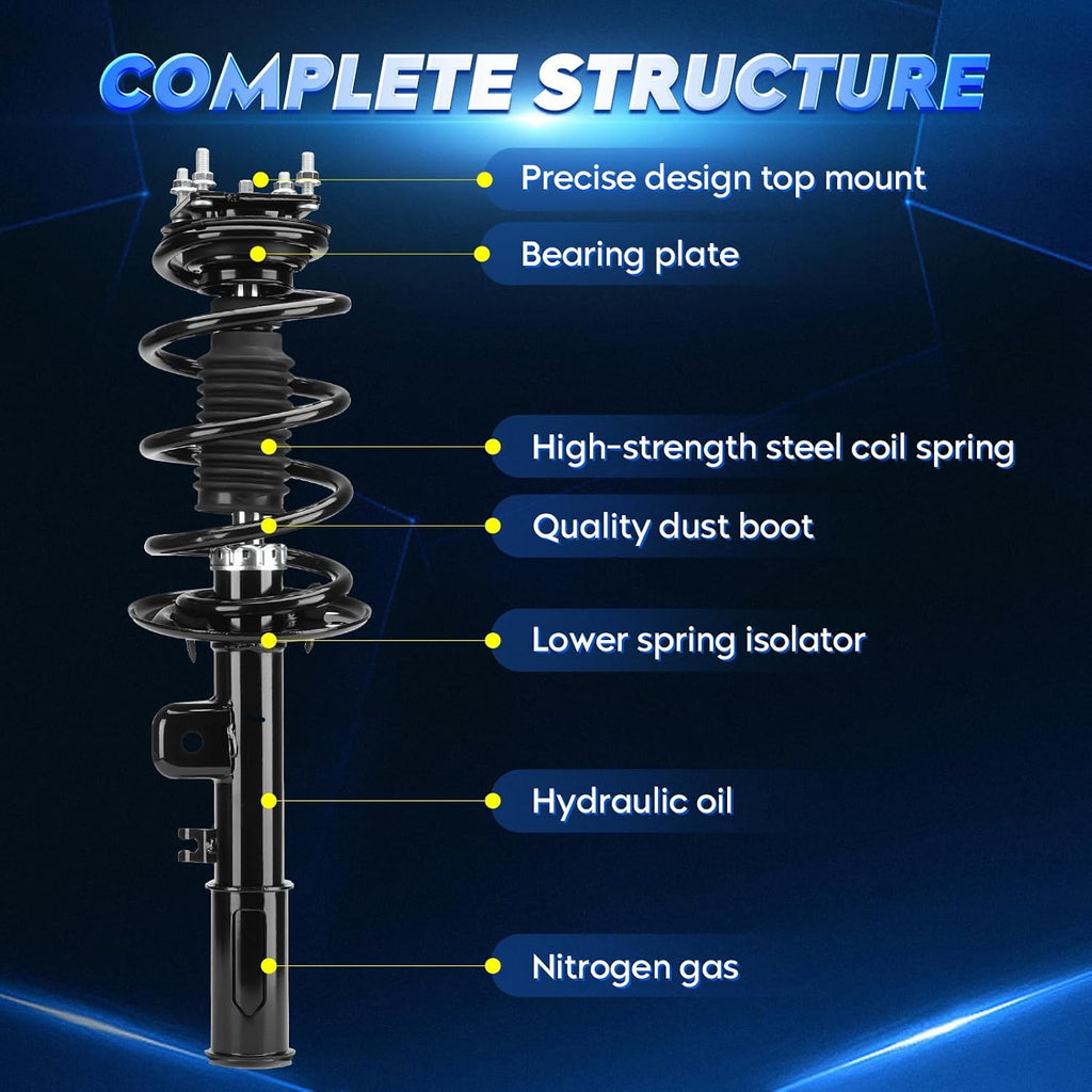 Front Strut Shock Assembly for Ford Explorer FWD 2011-2013