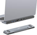 Docking Station 3 Monitors, 11-in-1 Laptop Docking Station Stand with DP 8K + Dual HDMI 4K@60Hz, Ethernet, 10Gbps