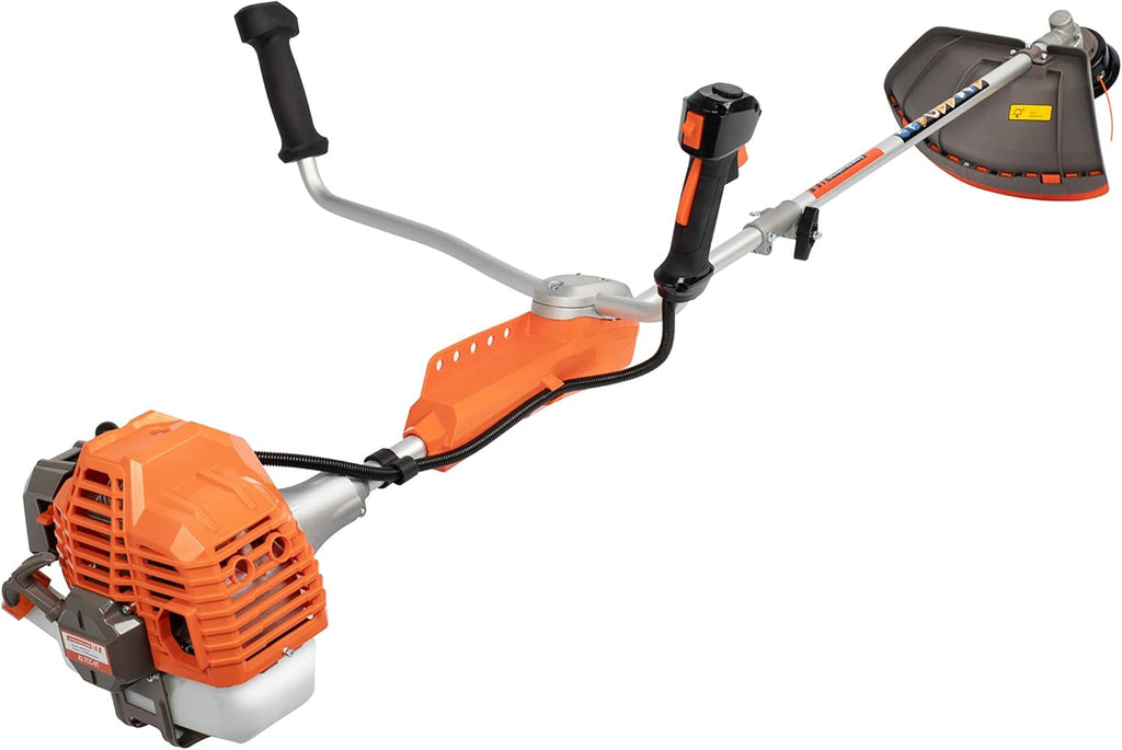 51.7cc Gas Powered Weed Eater Trimmer, Heavy Duty Brush Cutter | 3 in 1 Straight Shaft String Trimmer, 18in Cutting