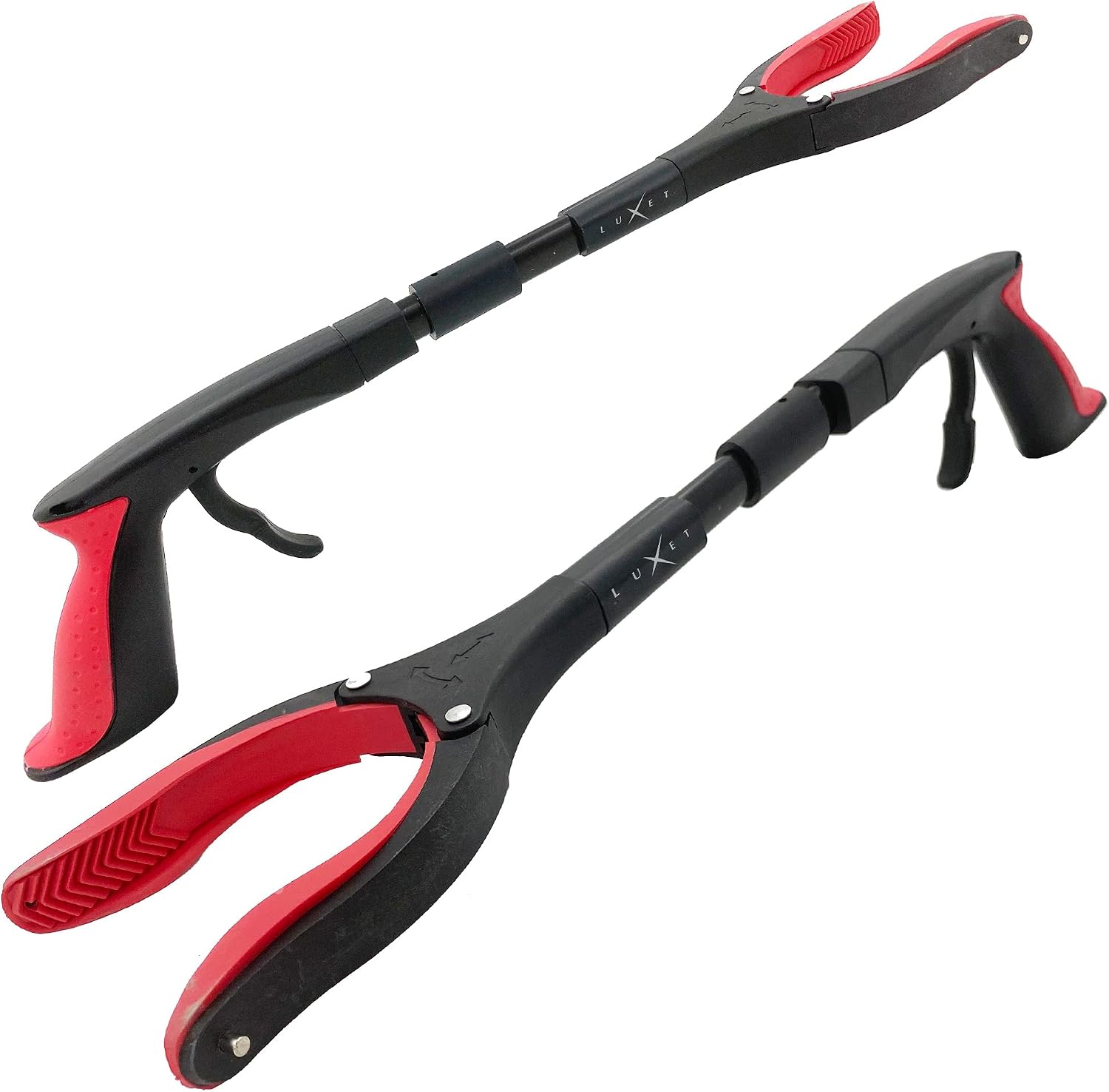 Grabber Reacher Tool 19 Inch Long, Foldable Pick Up Stick - Strong Grip Magnetic Tip - Heavy Duty Trash Picker Claw