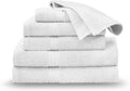 Easy Living Everyday 6-Piece Bathroom Towel Set, White