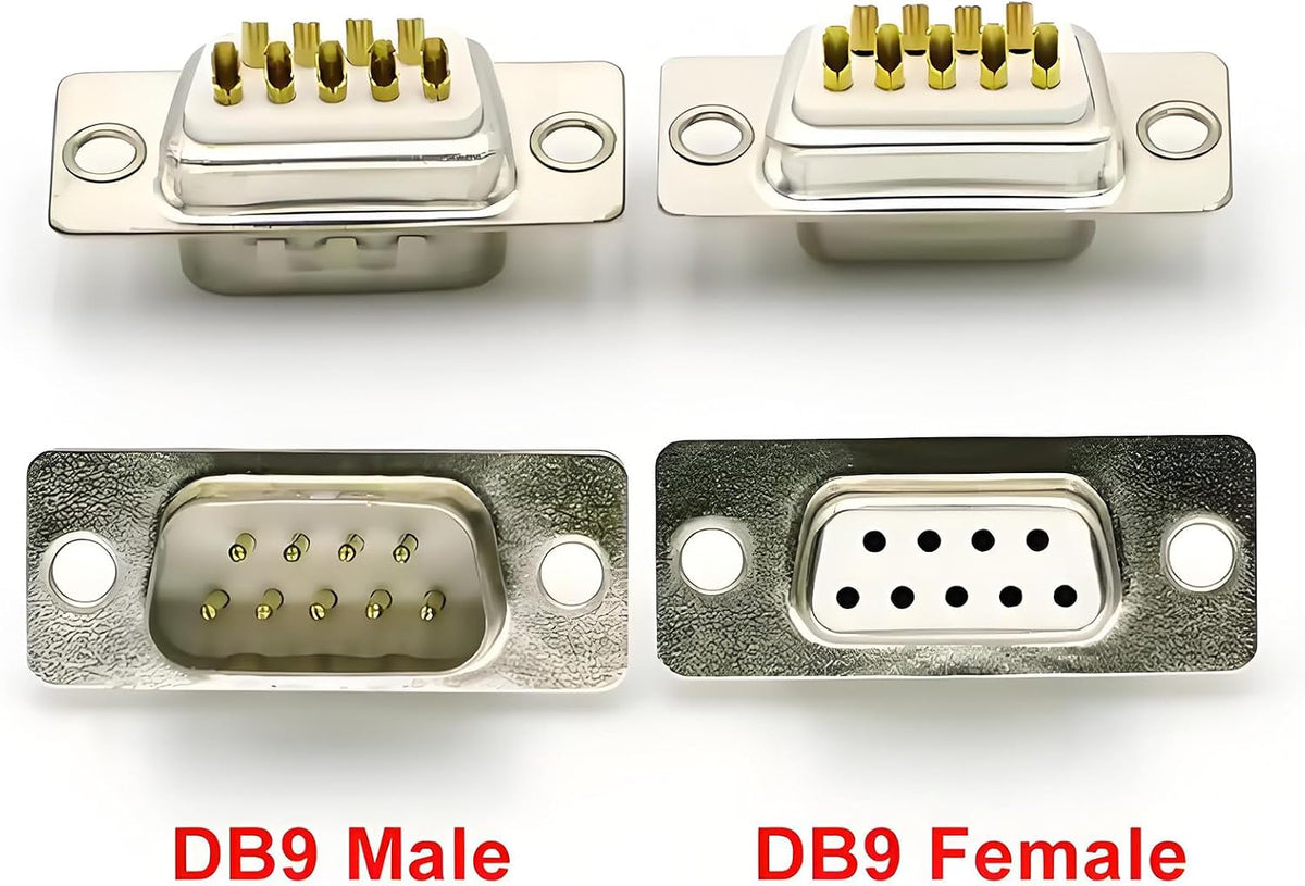 20Pcs DB9 Female RS232 D-sub Serial Solder Connector