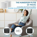 Humidifier Filter PSU10E1BB (2 Pack), Humidifier Wicking Filter Replacement