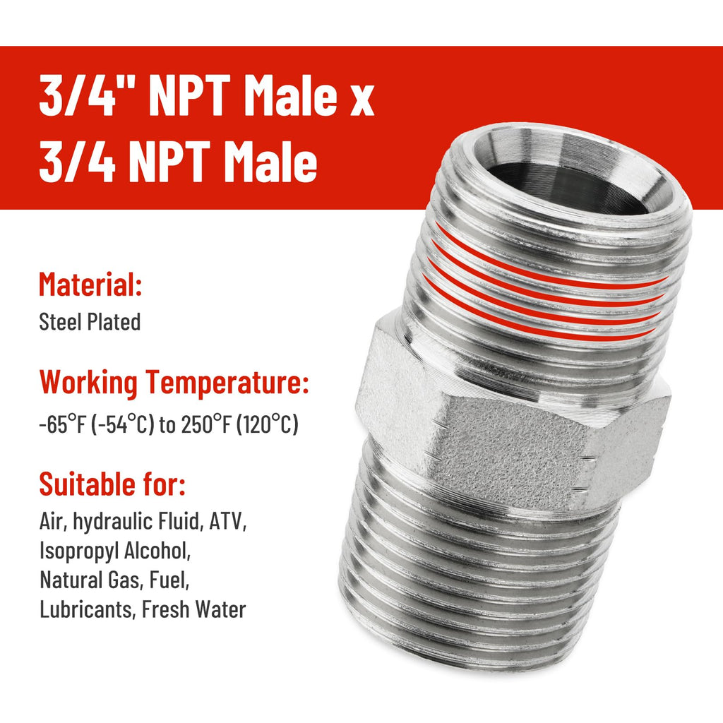 Venussar 3/4 Inch x 75 FT Red Jackhammer Air Hose