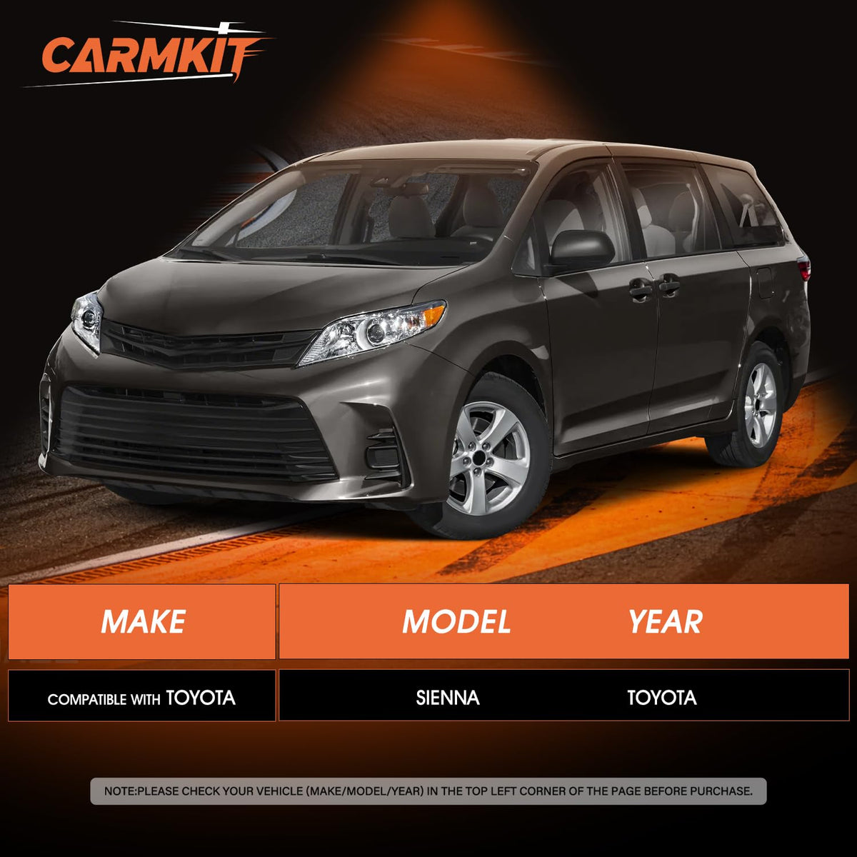 CARMKIT Front Lower Control Arm Kit for Toyota Sienna 2011-2020