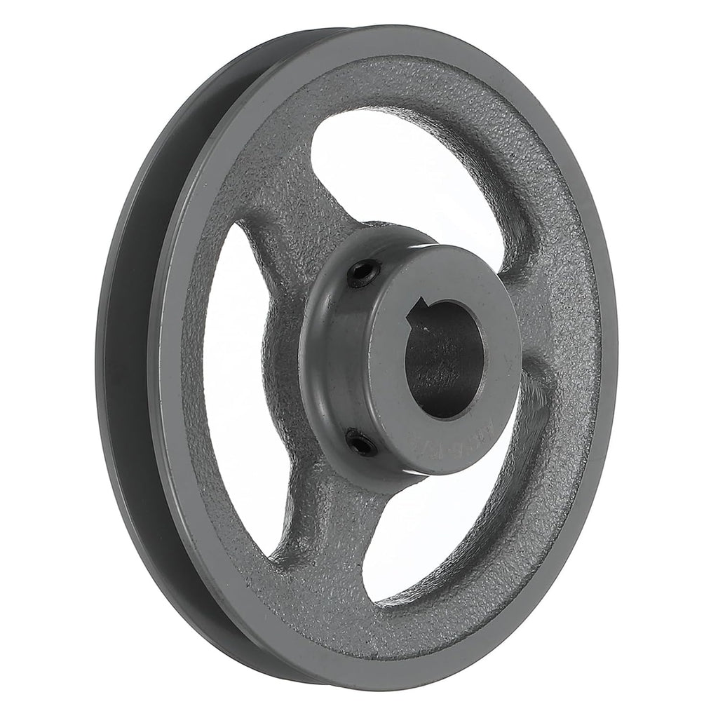 uxcell AK56-15/16 V-Belt Sheave 15/16"Bore 5.45"OD Single Groove Web Sheave