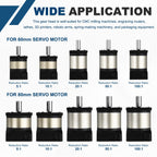 DTGN Planetary Gearbox Speed Reducer Ratio 20:1 Backlash 15 Arc‑min