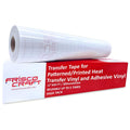 Clear Heat Transfer Vinyl Transfer Tape 12" x 50 ft | Iron-On Tape Patterned HTV & Adhesive Paper for Large & Small