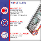 Whole Parts Upgraded Refrigerator Dispenser Actuator Pad Part# W10346924