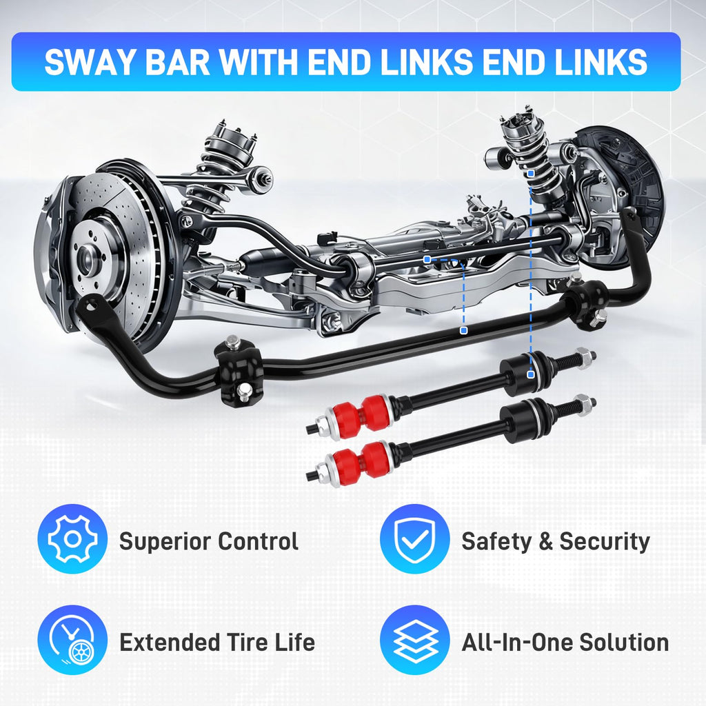 55398938AC Front Suspension Stabilizer Bar & Front Sway Bar End Link Kit
