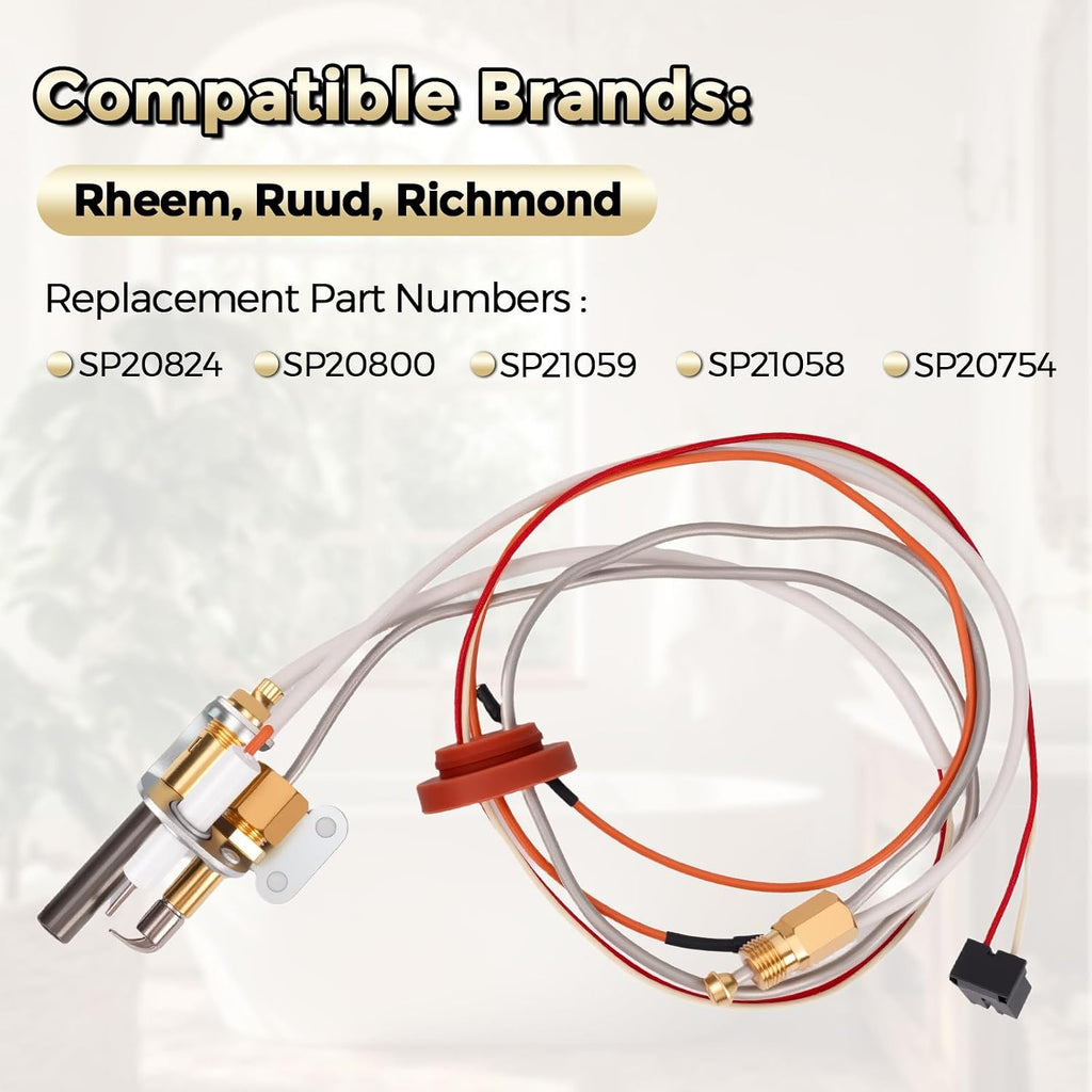SP21058 SP20824 Pilot Assembly for Rheem, Ruud and Richmond Water Heaters