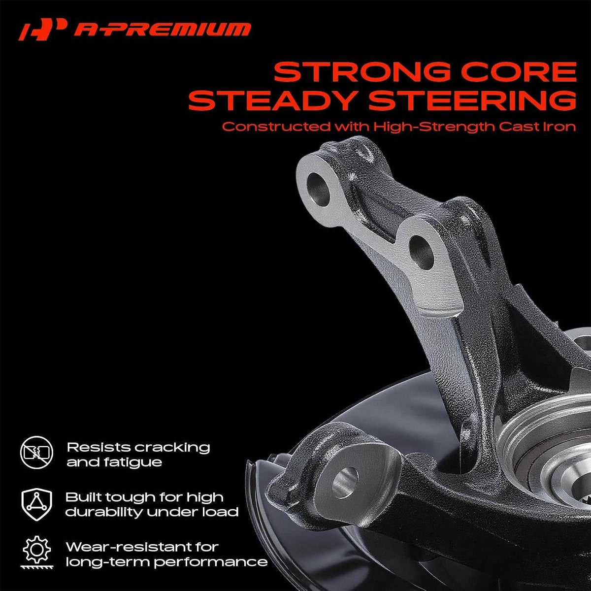 A-Premium Front Left Steering Knuckle & Wheel Bearing Hub Assembly