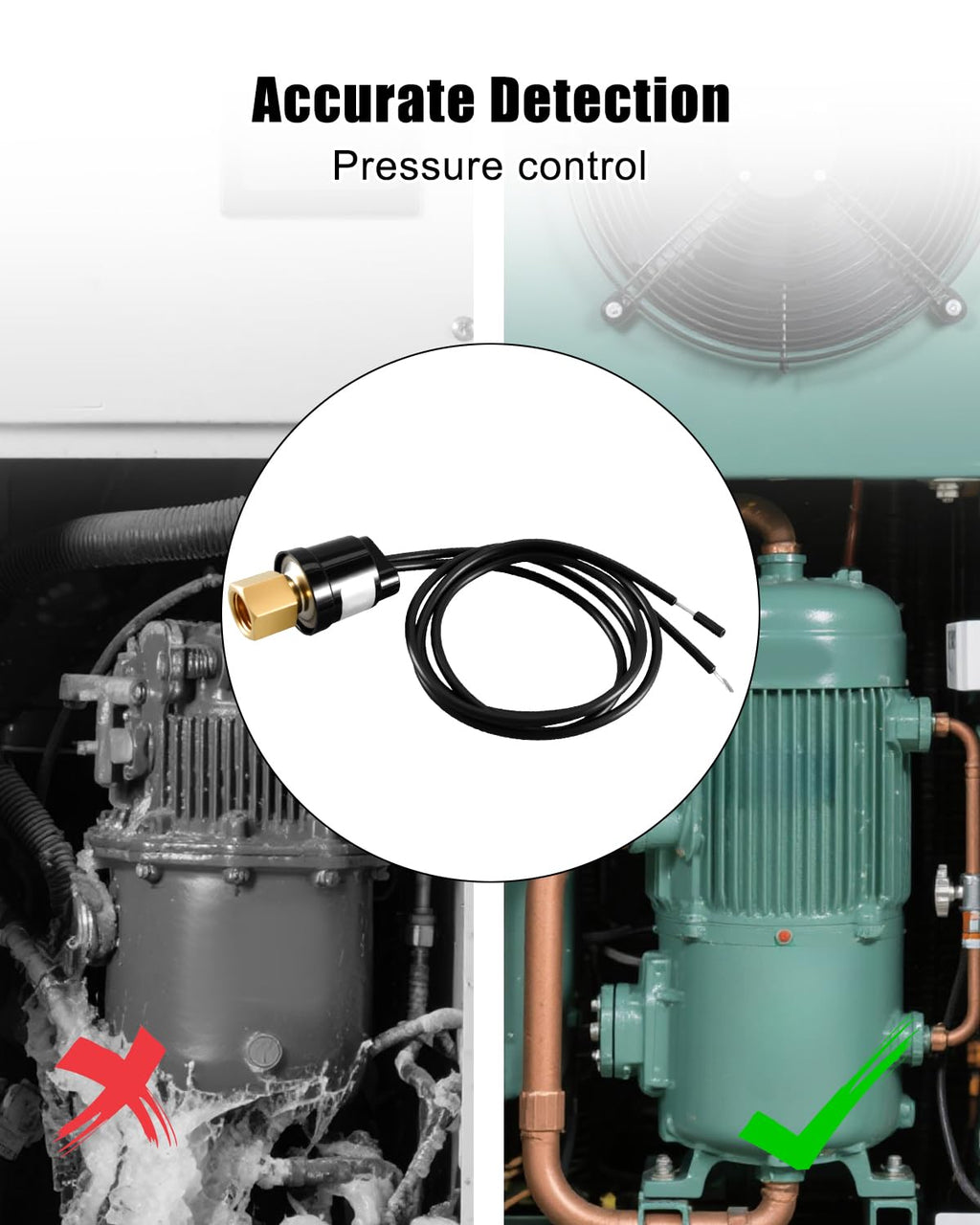 Low Pressure Switch Replace SLP3560 for Most HVAC Freezer Systems