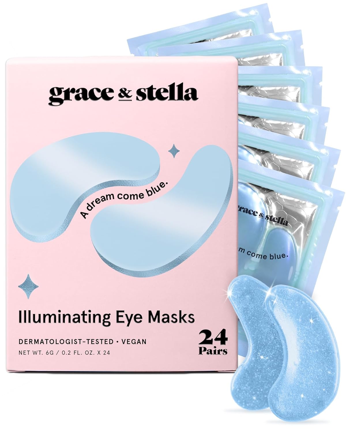 Award Winning Eye Patches for Puffy Eyes | For Undereye Bags, Wrinkles, Gel Under Eye Patches, Get Well Gifts for