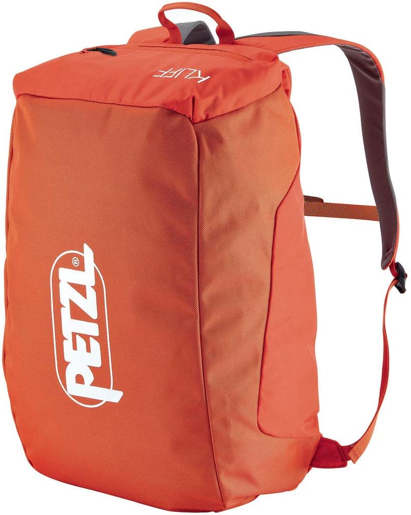 KLIFF Rock Climbing Rope Bag - Red/Orange | 36-Liter Rope Bag for Sport Climbing with Removable Tarp