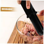 Black Plastic Food Pusher for Meat Grinders, Replacement