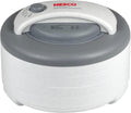 FD-60 Snackmaster Express Food Dehydrator for Great Jerky and Snacks, 4 Trays, 13.5" X 9.75", white and grey