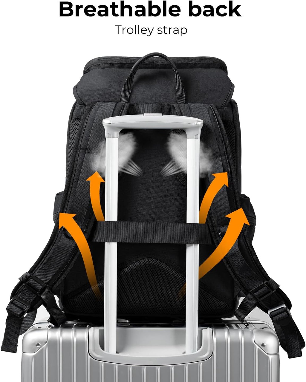 Camera Backpack, Hard Shell Photography Backpack | 1000D Nylon, EVA Hard Shell, 180 Degree Open, 16in Laptop