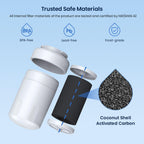 MWF Refrigerator Water Filter Compatible with GE, 4-Pack