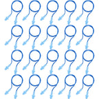 20 Pairs Silicone Earplugs Noise Cancelling, Blue