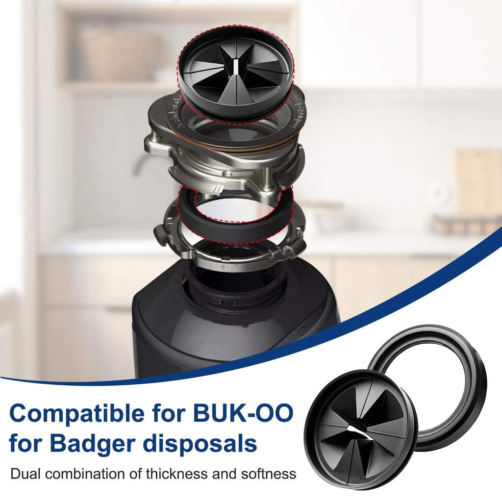 Garbage Disposal Splash Guard Replace for InSinkErator BUK-OO for Badger 1