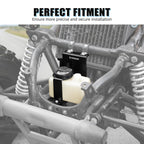 NICECNC Coolant Reservoir Relocation Bracket Front Mount & Parts, Black