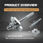 Mini Excavator Track Tensioner Assembly Replacement Parts Fits 1 Ton