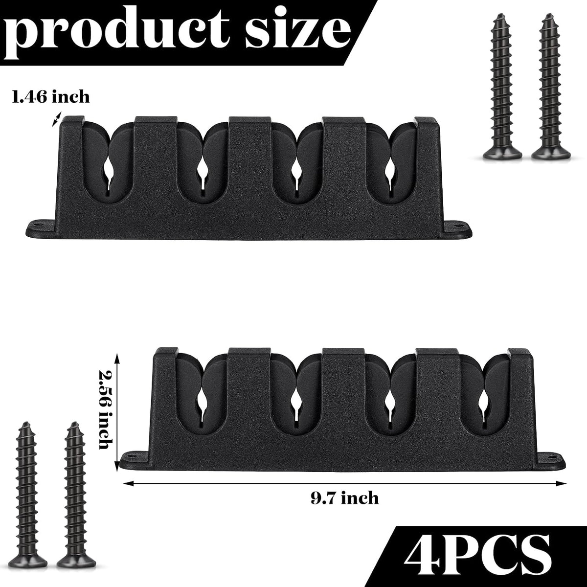 4 Pcs Rod Holders Fishing Boat Pole Holder