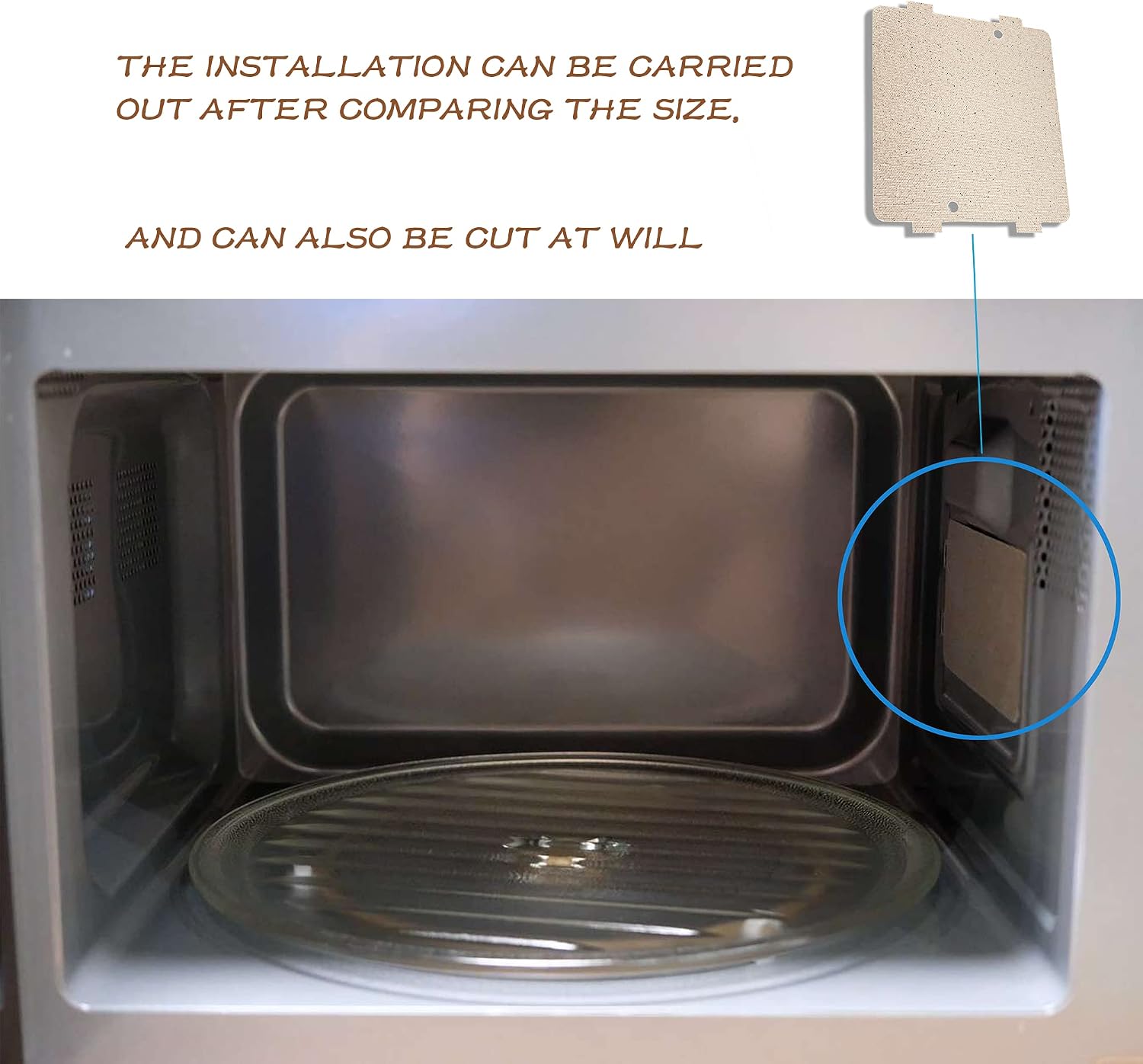 WB39X10034 262100100006 Microwave Waveguide Cover for GE Microwave | Oven Repairing Part Mica Plates Sheets 3-7/8 x