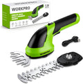 7.2V Cordless Grass Shear & Shrubbery Trimmer | 5.9" Shrub Trimmer & 4.2" Grass Shear, 2.0Ah Rechargeable Lithium-Ion
