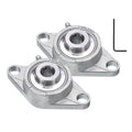 uxcell 2Pcs SUCFL202-10 Pillow Block Bearings 5/8 in Bore Self Alignment
