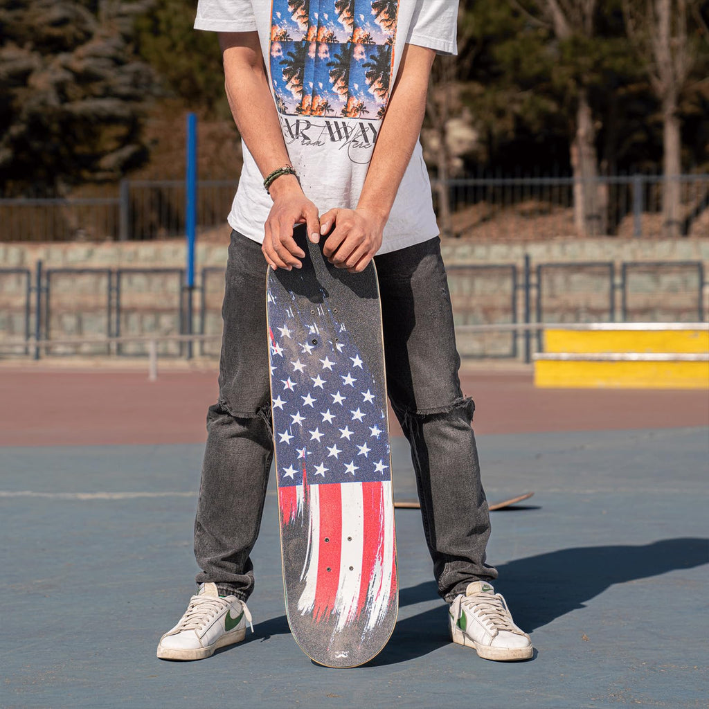 Skateboard Grip Tape, 9"x32.2", Tear-Proof | Waterproof Scooter Grip Tape, Longboard Griptape, Sandpaper for Roller