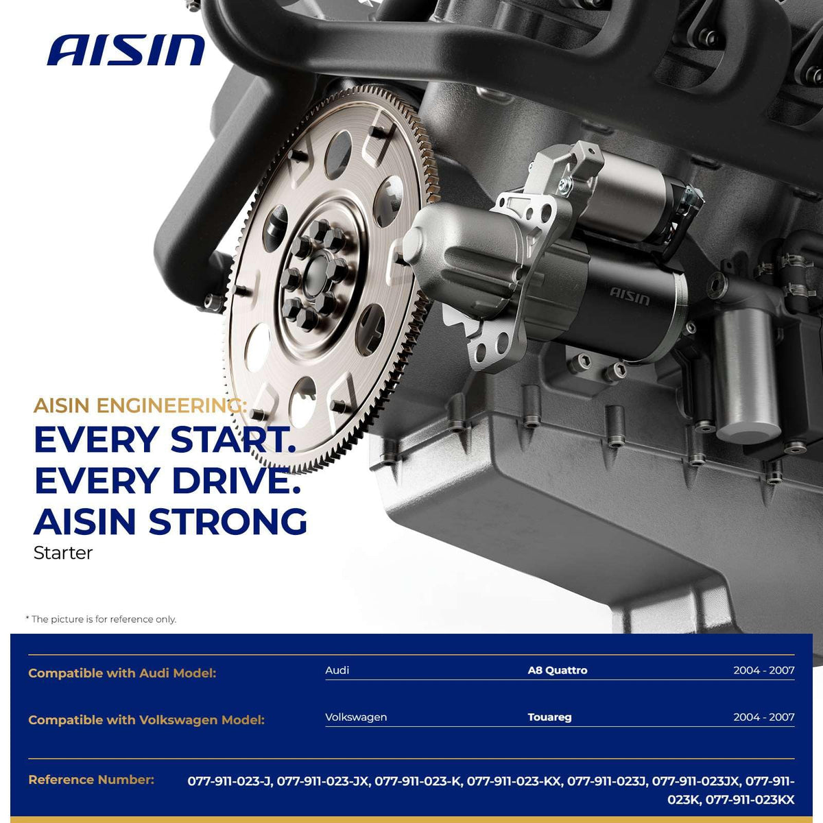 AISIN AFTERMARKET ESMVG-00264 Starter Motor