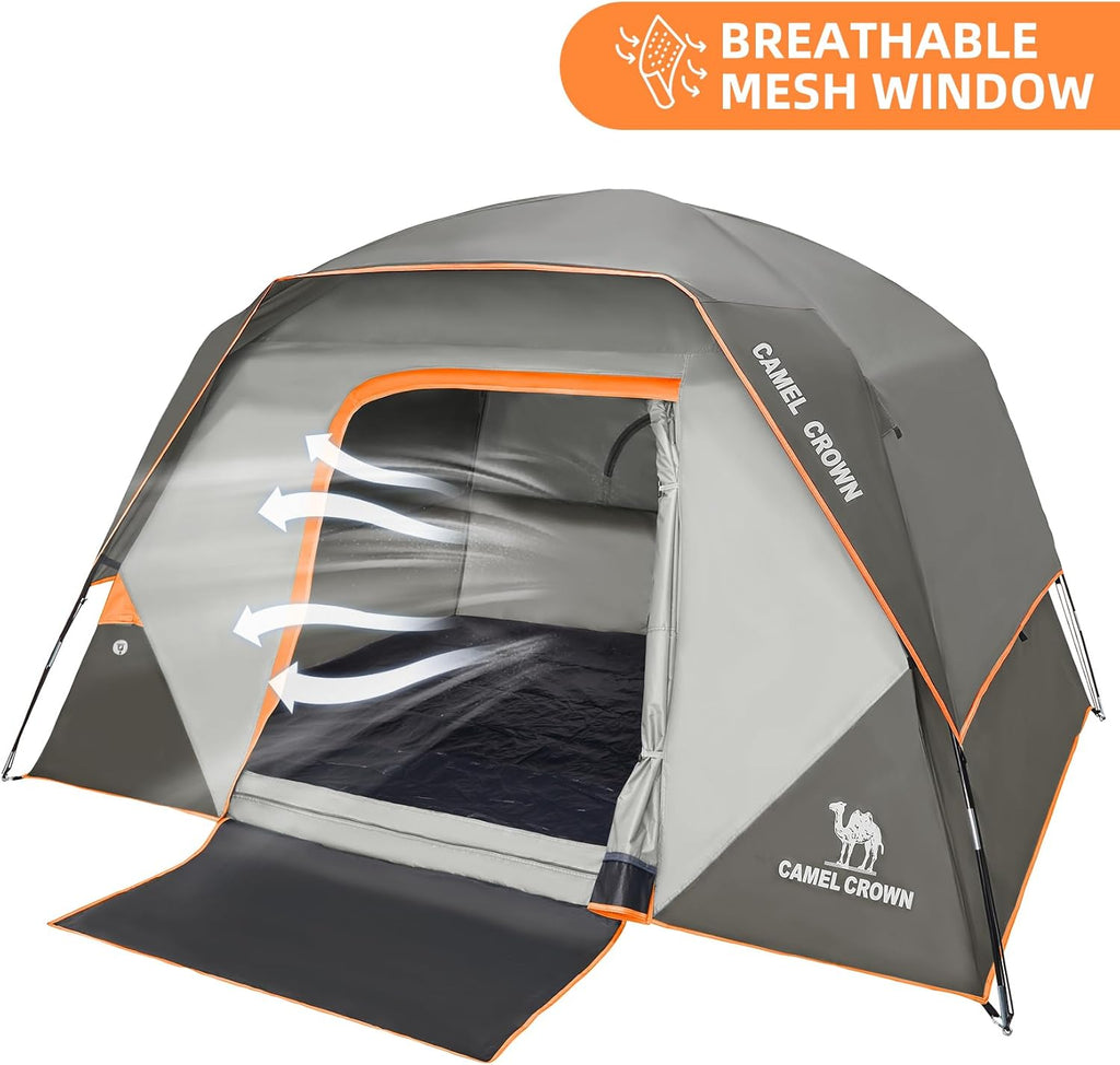 Tents for Camping 4/6 Person Tent Waterproof Easy Setup Backpacking Tents