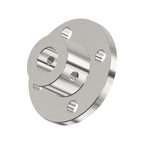 FOCMKEAS 2Pcs 8mm Flange Shaft Coupling, Rigid Coupling