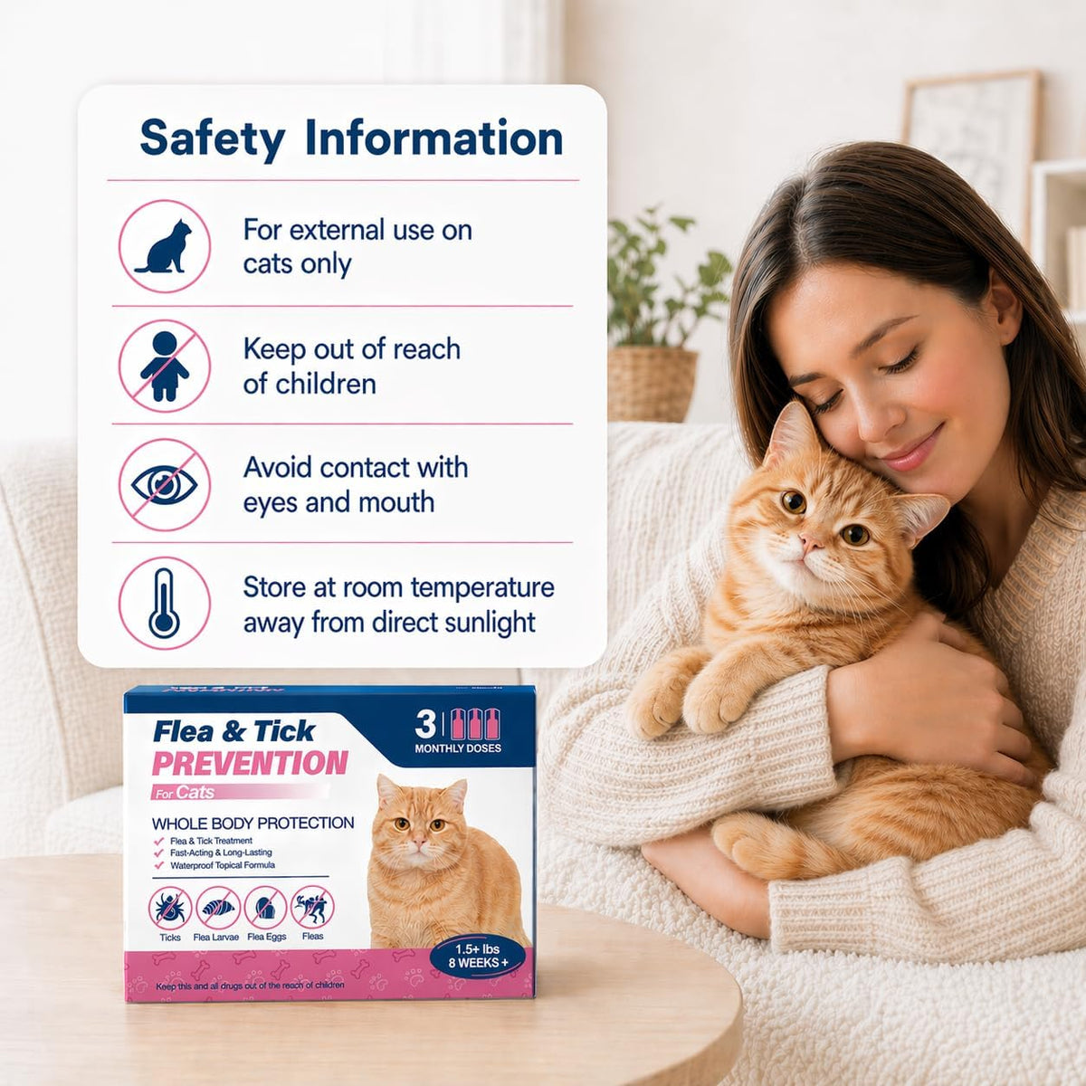 Topical for Cats, Flea & Tick Topical for Cats & Kittens