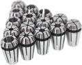 findmall 15Pcs ER11 Accuracy Spring Collet Set 1-7MM and 1/8,1/4-Inch