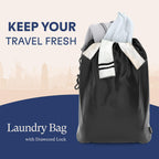 5 Set Packing Cubes for Travel with Laundry Bag (Dark Grey)