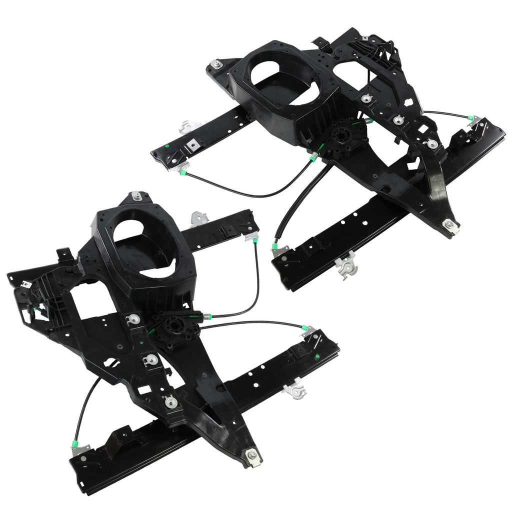 Pair Front Left & Right Window Regulator for Expedition Navigator 2003-2006