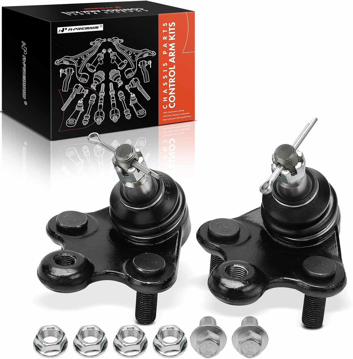 A-Premium Front Lower Ball Joint, Compatible with Honda, Acura