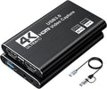 Video Capture Card, Audio Video Capture Card, USB 3.0 Capture Card 4K HDMI Loop-Out, 1080P 60FPS/2K 30FPS Video Game