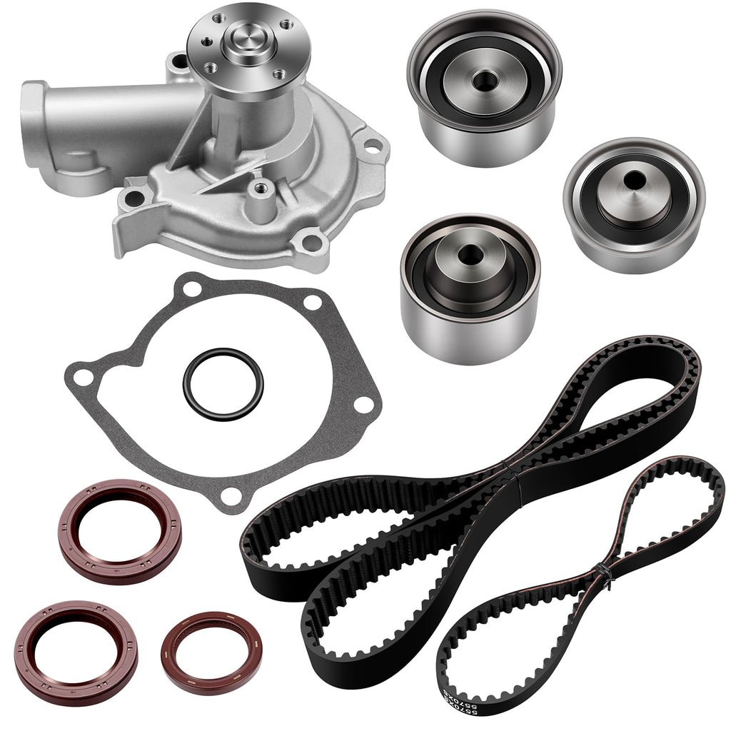 ECCPP Engine Timing Belt Kit with Water Pump Compatible with Kia