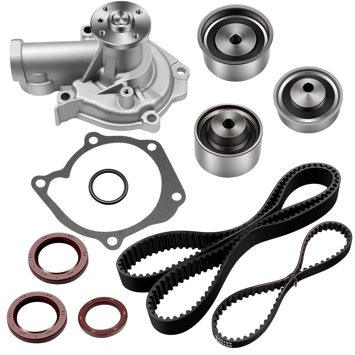 ECCPP Engine Timing Belt Kit with Water Pump Compatible with Kia