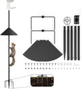 75 Inch Smart Bird Feeder Pole with Squirrel Proof Baffle