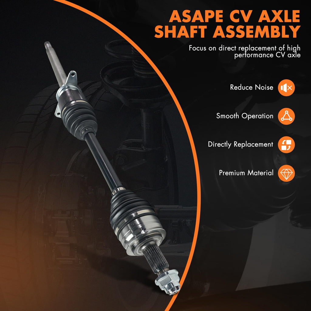 Front Right CV Axle Shaft Assembly for 2013-2016 for Dodge for Dart